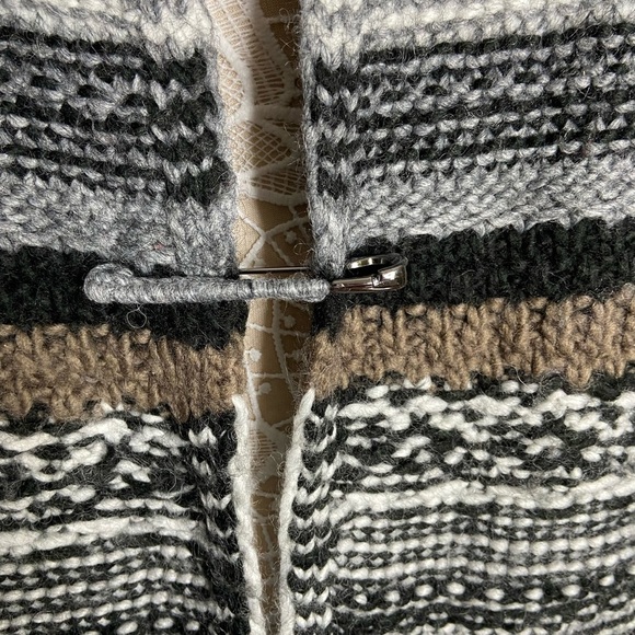 J. Jill Oversized Safety Pin 3D Cardigan wool alpaca - Picture 5 of 7